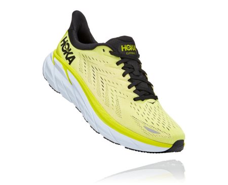 Hoka One One Clifton 8 Moški Pohodni Čevlji Rumena / Črna SI-512869E